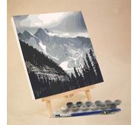 Shein Pintar Por Numeros Para Principiantes Adultos, 20 Wx20 L/30 Wx30 L Imágenes De Lienzo Para Dibujar Con Trabajo De Pintura Con 2 Pinceles De Pintura, P