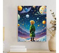 Shein Pintura de óleo digital del cielo estrellado: Ilumina tu vida creativa, retrata un mundo colorido. Pintura de óleo digital DIY, embárcate en tu viaje