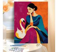 Shein Pintura digital de aceite DIY: Ilumina la vida creativa, pinta un mundo colorido. Pintura digital de aceite DIY, embárcate en tu viaje artístico. Es l