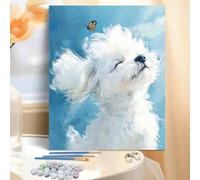 Shein Pintura digital DIY de un cachorro adorable: Ilumina la vida creativa, representa un mundo colorido. Pintura digital DIY, comienza tu viaje artístico.