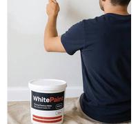 Shein Pintura Plástica Blanca Mate 750ml para Interior y Exterior|Alta Cobertura y Acabado sin Brillo|Ideal para Paredes, Techos, Cemento, Yeso y Ladrillo|P