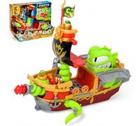 Shein PIRATIX Kraken Ship-Barco Kraken de Piratix.Contiene 1 barco Kraken,2Piratix & accesorios exclusivos,1 proyectil de cañón,1 tesoro exclusivo,6 tesoros