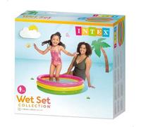 Shein Piscina 3 aros bebé sunset 86x25cm - 68 Litro - INTEX 58924 - Piscina ideal para jugar con niños pequeños - Disfruta del verano como nunca antes -