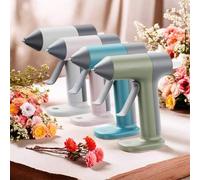 Shein Pistola de pegamento caliente Tilswall de 50 W para bricolaje y reparaciones del hogar. Pistola de pegamento termofusible eléctrica de litio, mini bol