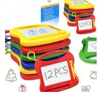 Shein Pizarra magnética mini, pizarra de borrado fácil para dibujar, obsequios para fiestas, mini bloc de notas para escribir, pintar y bosquejar con llaver