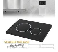 Shein Placa actuadora de doble descarga en sistema de tanque de pared compatible con Geberit Sigma 20