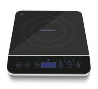 Shein Placa de Inducción Portátil, 10 Niveles de Potencia, 2000 W, Control Táctil, Temporizador, Pantalla Digital LED, Para Recipientes Entre 13 y 24 cm Diá