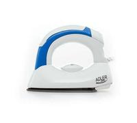 Shein Plancha de viaje portátil compacta con mango plegable, suela antiadherente, 700W, control de temperatura, diseño ligero y compacto para viajes
