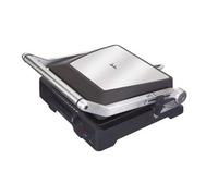 Shein Plancha eléctrica GR1100 y plancha con placas antiadherentes mixtas de 27,5 x 24 cm. Cocina todo tipo de alimentos. Tapa superior ajustable. 6 posicio