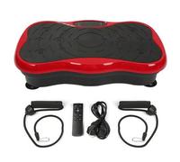 Shein Plataforma vibratoria con motor ultra silencioso para entrenamiento de cuerpo completo en casa, dispositivo de vibración con placa vibratoria LCD + co