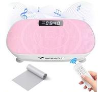 Shein Plataforma vibratoria para ejercitar todo el cuerpo, equipo para mujeres, pedal de silicona y Bluetooth, plataforma vibratoria con modo automático, pl