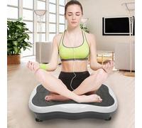 Shein Plataforma vibratoria XL: plataforma vibratoria para entrenamiento de cuerpo completo con correas. Dispositivo de drenaje linfático para pérdida de pe