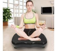 Shein Plataforma vibratoria XL: plataforma vibratoria para entrenamiento de cuerpo completo con correas. Dispositivo de drenaje linfático para pérdida de pe