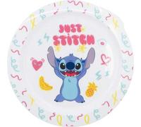 Shein Plato Micro Stitch Y Palmas Diseño Único y Elegante - Plato Micro Stitch Y Palmas Tamaño Ideal, Apto Para Lavavajillas, Microondas y Horno, Ideal Para