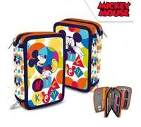 Shein Plumier 3 Cremalleras Mickey Estuches Escolares Producto Oficial âEntrega 24/48h en España ( Peninsula )