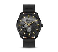 Shein Police Watches bleder Reloj para Hombre Analógico de Cuarzo con Brazalete de Piel sintética PL.15714JSB-61
