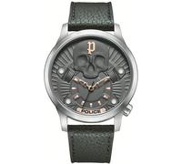 Shein Police Watches Jet Reloj para Hombre Analógico de Cuarzo con Brazalete de Piel de Vaca PEWJA2227703