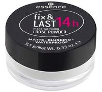 Shein Polvo suelto fijador de maquillaje Essence Cosmetics fix and LAST 14h, polvo suelto, de larga duración, fijador, control de sebo - control de brillo,