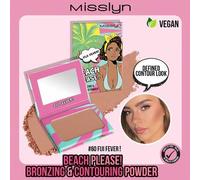 Shein Polvos bronceadores de bronce - Esencial para el maquillaje de playa. Bronceador mate suave, de alta pigmentación y de grano fino con espejo. Fórmula