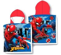 Shein PONCHO TOALLA SPIDERMAN MARVEL MICROFIBRA - Poncho Toalla Con Licencia Oficial - Poncho Toalla Diseño Exclusivo - Poncho Toalla Material Absorbente -
