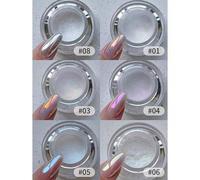 Shein Ponte glamorosa con 1 botella de 0,3g de polvo espejo mágico para uñas, polvo con temática de cielo lunar Y2K, adecuado para viajes de primavera y ver