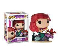 Shein POP! LA SIRENITA - ARIEL CON SEBASTIÁN (DIAMOND EXCLUSIVO), REFERENCIA 56783, Nº 1012, FIGURA CABEZONA COLECCIONABLE DE VINILO, SIRENITA DE DISNEY BRI