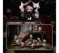 Shein POP MART SKULLPANDA Serie Petal Four Acts Caja Ciega, 12 Versiones Regulares + 1 Versión Secreta, Figura de Arte Coleccionable Basada en el Ciclo de V