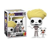 Shein POP! PESADILLA ANTES DE NAVIDAD - JACK Y ZERO (PLAYA), REFERENCIA 80598, Nº 1470, FIGURA CABEZONA COLECCIONABLE DE VINILO, ENVÍO URGENTE 24-72 HORAS,