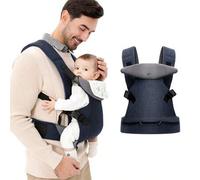 Shein Portabebés convertible Infantino Flip 4-en-1 - Diseño ergonómico, apto para recién nacidos y bebés talla grande grandes de 8-32 libras