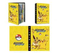 Shein Portafolios para tarjetas Pokémon, Caja de almacenamiento de colección de tarjetas de 4 bolsillos, Álbum de tarjetas, Puede contener hasta 240 tarjeta