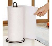 Shein Portarrollos de papel de cocina de sobremesa, soporte de papel de cocina para organización y almacenamiento de cocina, portarrollos de papel de cocina