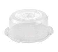 Shein Portatartas con cierre de encaje a presión, Conserva los alimentos, Ø 37 cm x 15 cm, Fabrizio, Blanca/transparente .Envio gratis 24/72h