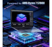 Shein Portátil ACEMAGIC, carcasa metálica, pantalla FHD de 16 pulgadas, 16 GB DDR4, SSD de 512 GB, Intel Quad-Core N97 (hasta 3,60 GHz), Beat N5095, ligero,