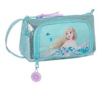 Shein - PORTATODO CON BOLSILLO DESPLEGABLE VACIO FROZEN II "HELLO SPRING" - Estuche gran compartimiento Principal con Cremallera - Estuche Porta Objetos - E