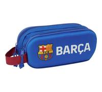 Shein Portatodo Doble 3d F.c.barcelona - Portatodo Licencia Oficial - Diseño Compacto - Ideal Para Escuela Y Oficina - Material Resistente - Cierre