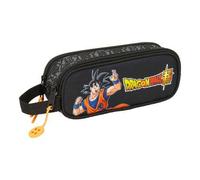 Shein Portatodo Doble Dragon Ball "Combat" Compacto y Ligero | Portatodo Doble Dragon Ball "Combat" Cierre de Cremallera, Perfecto Para Escuela u Oficina⚫ E