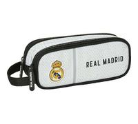 Shein Portatodo Doble Real Madrid 1ª Equip. 24/25 - Portatodo Licencia Oficial - Diseño Compacto - Ideal Para Escuela Y Oficina - Material Resistente - Cier