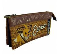 Shein Portatodo Eevee Pokemon triple adaptable 23x5x12cm Estuches Escolares Producto Oficial ✔Entrega 24/48h en España ( Peninsula )