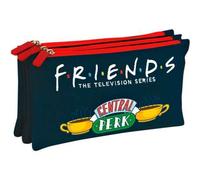 Shein Portatodo Friends TripleEstuche para Escuela u Oficina | Organizador de Útiles Escolares y de Oficina | Estuche Práctico y Resistente, Ideal para el d