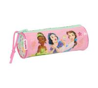 Shein Portatodo Redondo Princesas Disney "Bloom" Compacto y Ligero | Portatodo Redondo Princesas Disney "Bloom" Cierre de Cremallera, Perfecto Para Escuela