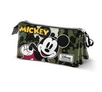Shein Portatodo Surprise Mickey Disney Triple 23x11x10cm. Estuches Escolares Producto Oficial ✔Entrega 24/48h en España ( Peninsula )