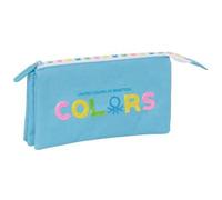 Shein Portatodo Triple Benetton Spring 22X3X12Cm Estuches Escolares Producto Oficial ✔Entrega 24/48h en España ( Peninsula )