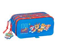 Shein Portatodo Triple Big Paw Patrol "Cool" Diseño Único - Estuche Escolar Grande con 3 Compartimentos para Lápices y Accesorios - Portatodo Triple Ligero