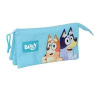 Shein Portatodo Triple Bluey 22x3x12cm Estuches Escolares Producto Oficial ✔Entrega 24/48h en España ( Peninsula )