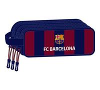 Shein Portatodo Triple F.c.barcelona - Portatodo Licencia Oficial - Diseño Compacto - Ideal Para Escuela Y Oficina - Material Resistente - Cierre