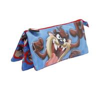 Shein Portatodo Triple Looney Tunes Tasmania 11x23.5x5cm. Estuches Escolares Producto Oficial âEntrega 24/48h en España ( Peninsula )