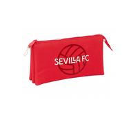 Shein Portatodo Triple Sevilla Fc 22X3X12Cm Estuches Escolares Producto Oficial ✔Entrega 24/48h en España ( Peninsula )