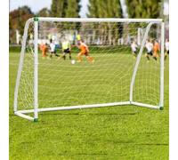Shein Portería de fútbol 180x120 cm/245x155 cm, porterías de fútbol de PVC, portería de fútbol con red para playa, parque, porterías de entrenamiento, patio