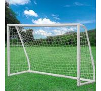 Shein Portería de fútbol infantil 244 x 155 x 90 cm resistente a la intemperie marco de PVC engrosado con sistema de cierre fácil de montar porterías de fút