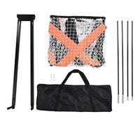 Shein Portería de lacrosse, red de 1,83 m x 1,83 m, portátil con bolsa de transporte, poste de fibra de vidrio, equipo de entrenamiento de lacrosse para pat